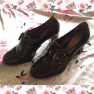 Circa Joan and David dark brown heels sz 8